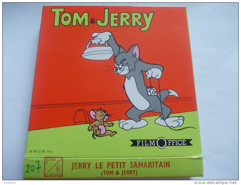 SUPER 8 - TOM & JERRY - JERRY LE PETIT SAMARITAIN - FILM OFFICE - 35mm -16mm - 9,5+8+S8mm Film Rolls