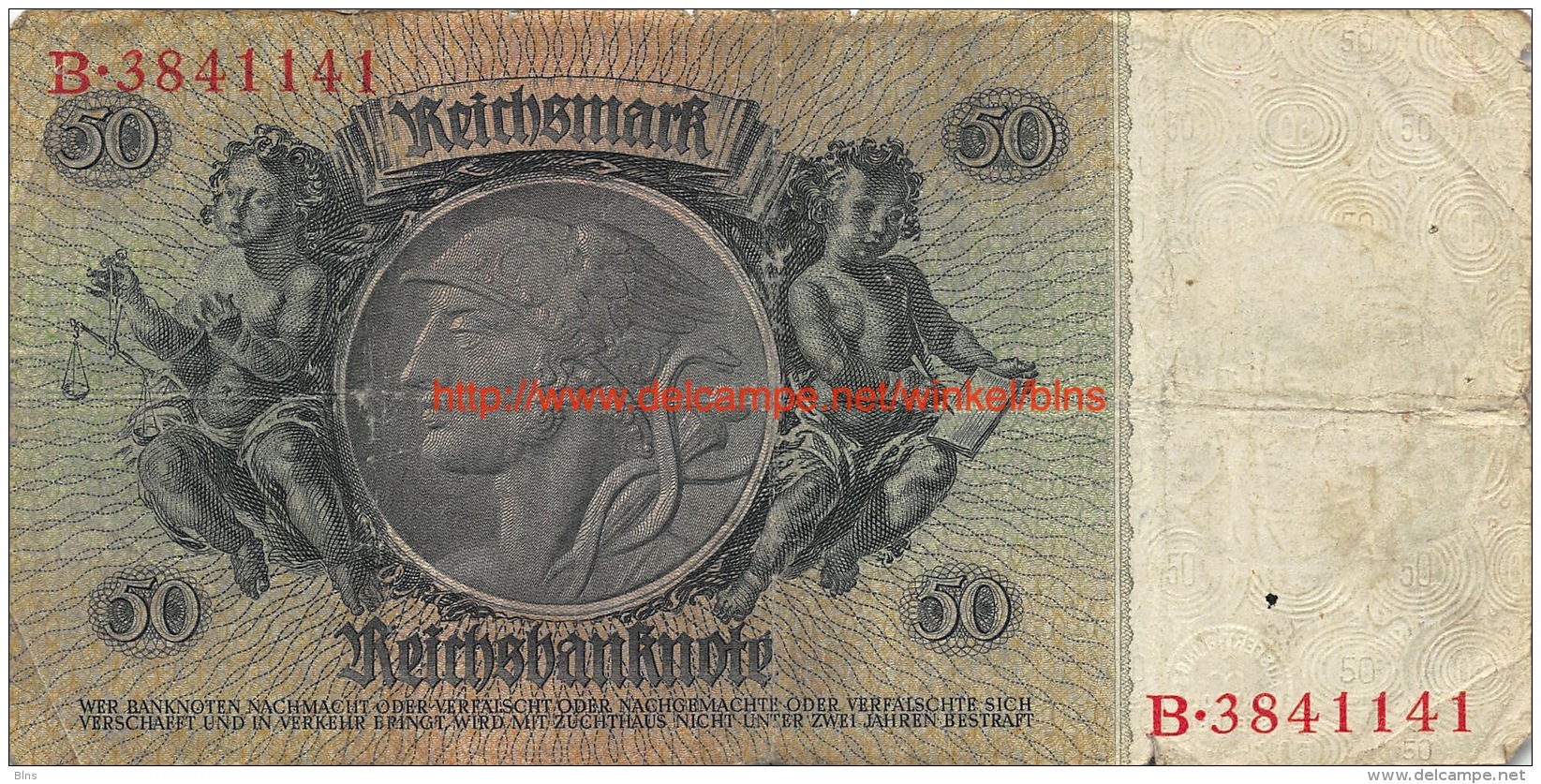 1933 Fünfzig Reichsmark 50 - 50 Mark