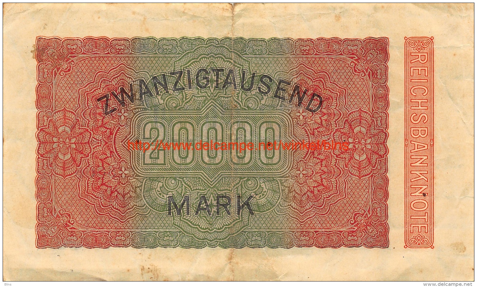 Zwanzigtausend Mark 1923 - 20000 Mark