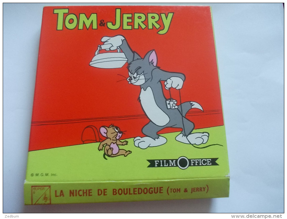 SUPER 8 - TOM & JERRY - LA NICHE DE BOULEDOGUE - FILM OFFICE - Filmspullen: 35mm - 16mm - 9,5+8+S8mm