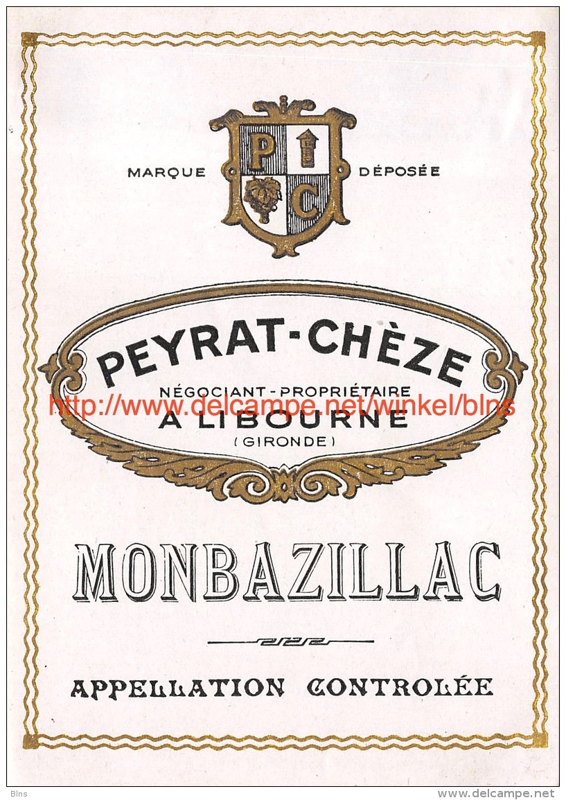 Monbazillac Peyrat-Chèze Libourne - Monbazillac