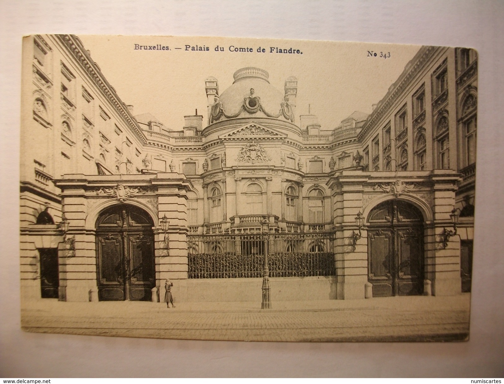 Carte Postale Belgique Bruxelles Palais Du Comte De Flandre (Petit Format Non Circulée) - Monumenten, Gebouwen