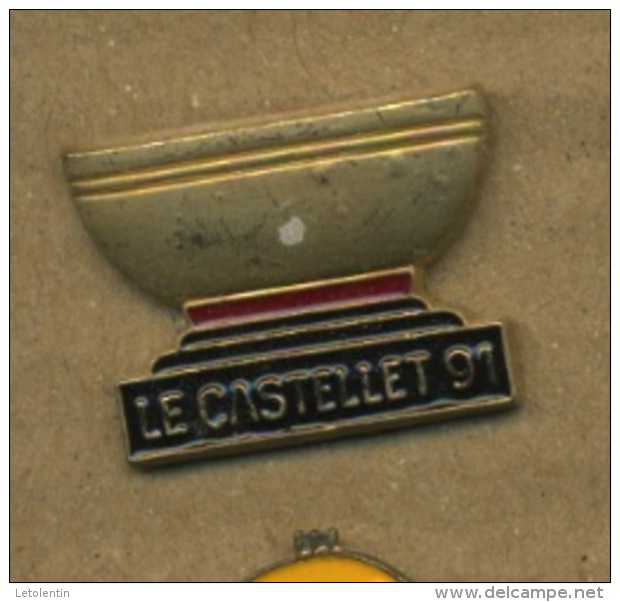 I# - PIN´S:  LE CASTELET 91 - Car Racing - F1