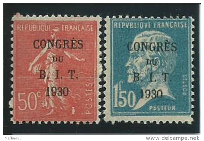 FRANCE: *, N°264 Et 265, Frtes Ch, B/TB - Unused Stamps