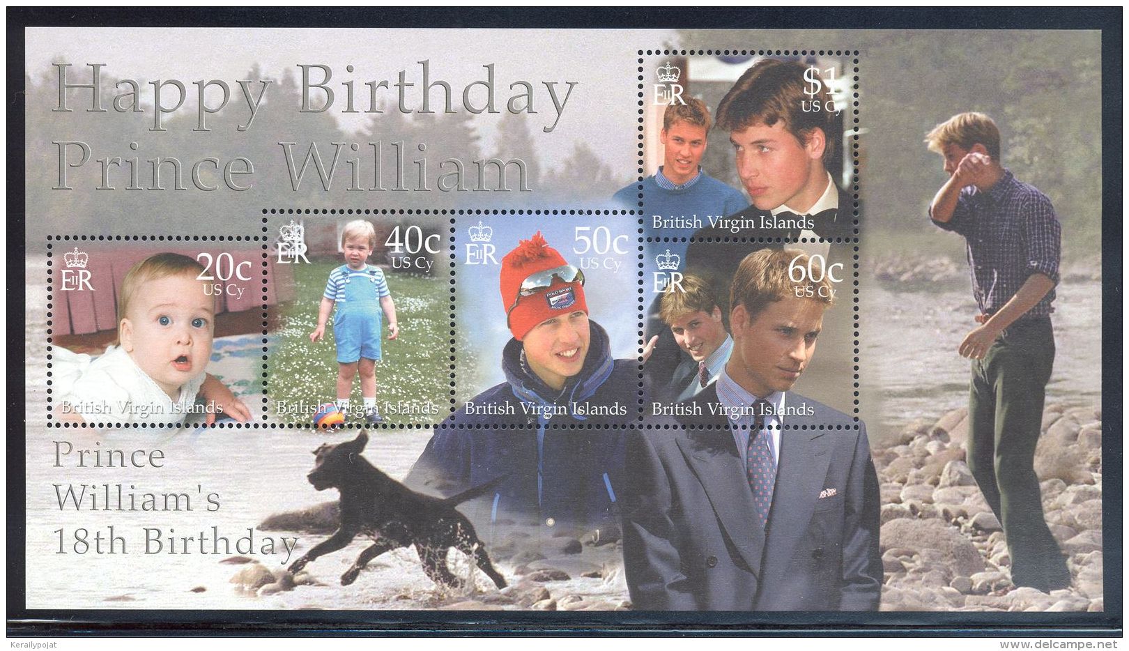 British Virgin Islands - 2000 Prince William Block MNH__(THB-5537) - British Virgin Islands