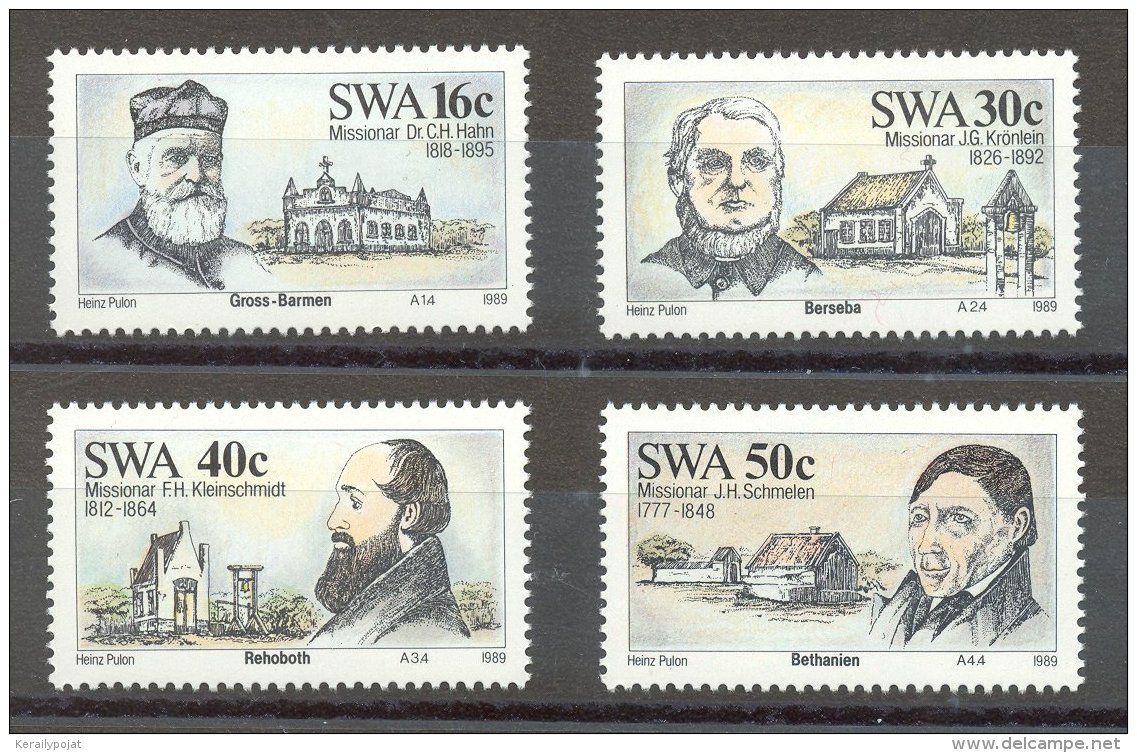 South West Africa - 1989 Missionaries MNH__(TH-17509) - Südwestafrika (1923-1990)