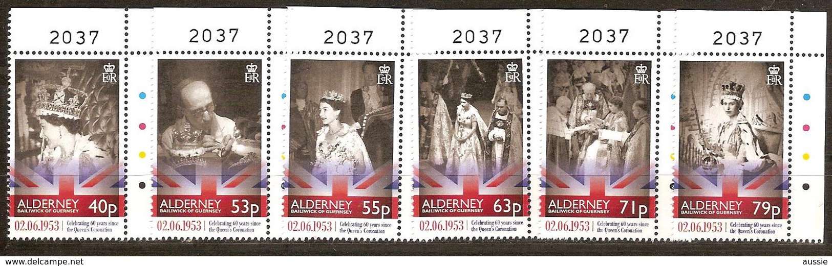 Aurigny Alderney 2013 Yvertn° 472-77 *** MNH Cote 13 Euro - Alderney