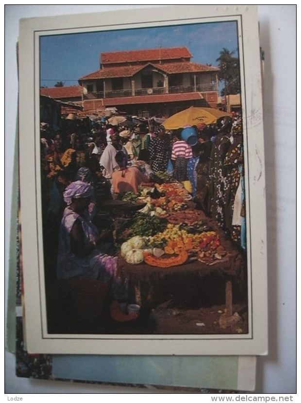 Gambia Market Panorama - Gambie