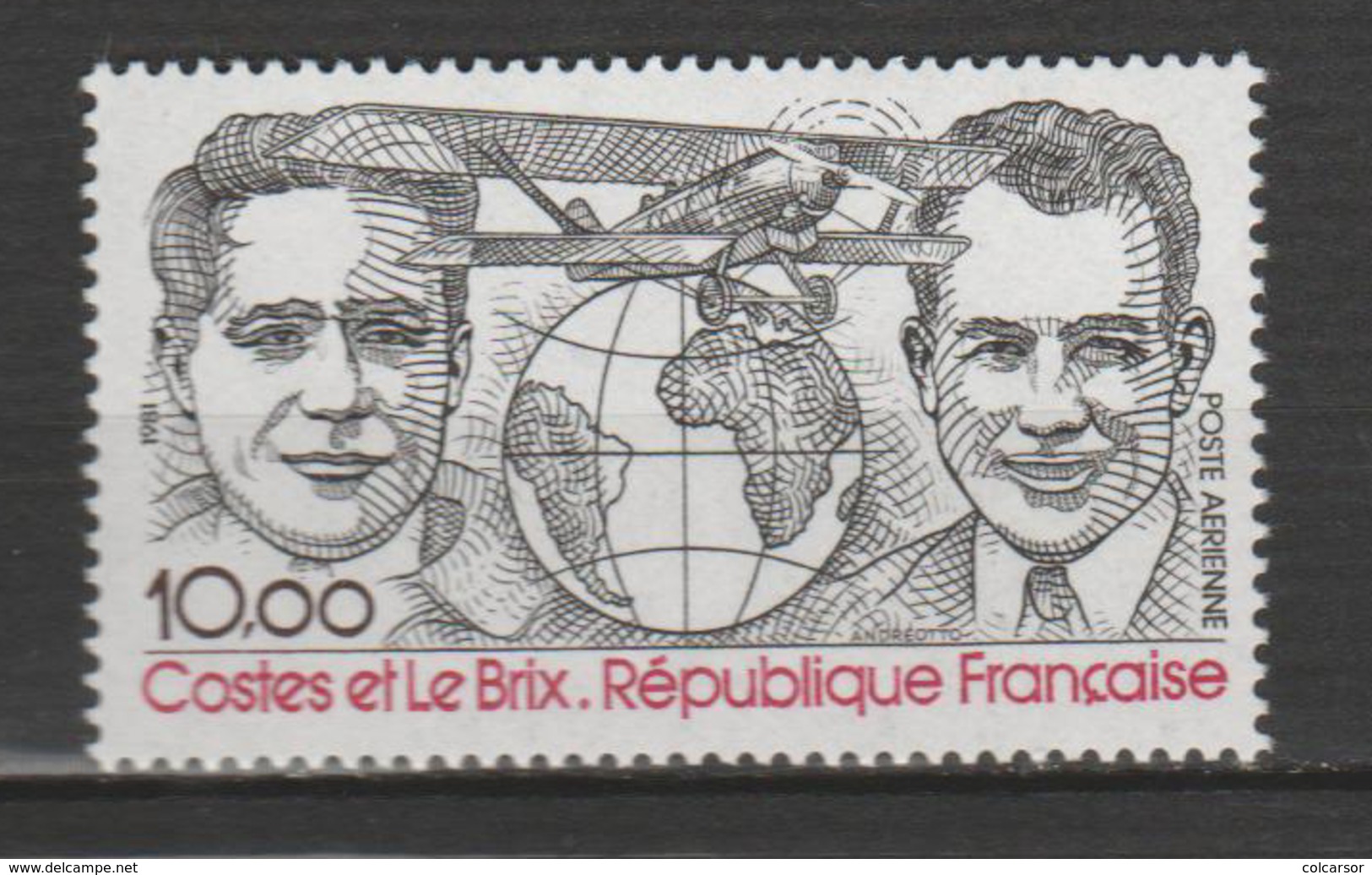 FRANCE  ,N° 55  Dieudonné COSTE Et Joseph Le BRIX - 1960-.... Ungebraucht
