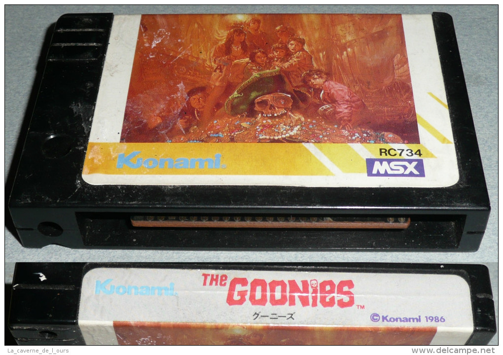 Rare Vintage Retro-gaming KONAMI MSX Cartouche De Jeu The GOONIES, 1986 Console Retrogaming - Autres & Non Classés