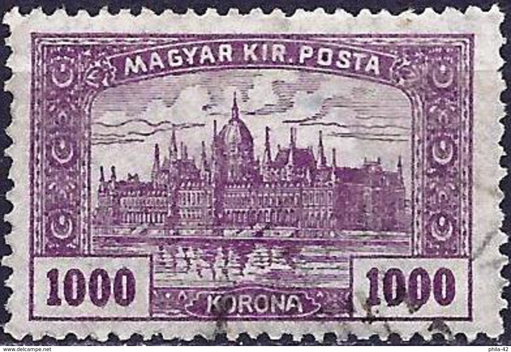 Hungary 1924 - Parliament Building ( Mi 367 - YT 340 ) - Gebraucht