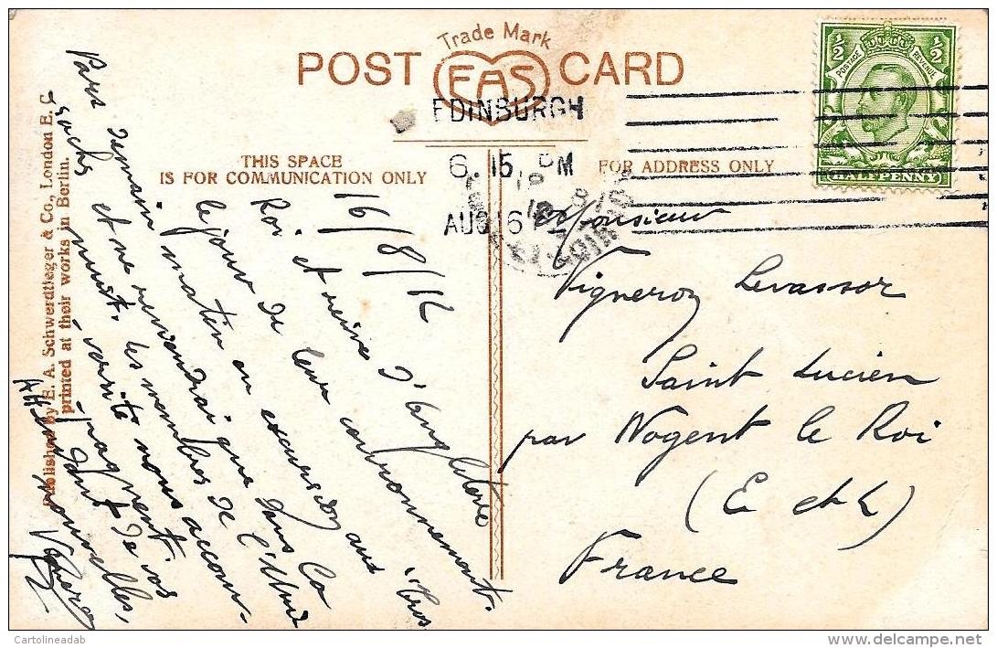[DC3315] CPA - H. M. KING GEORGE V IN CORONATION ROBES - Viaggiata 1912 - Old Postcard - Case Reali