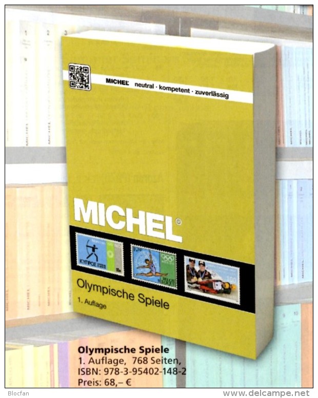 Erstauflage Olympia MICHEL 2016 ** 68€ Olympiade Block/Sets Topic Catalogue Of Olympic Stamp/bloc ISBN 978-3-95402-148-2 - Sin Clasificación