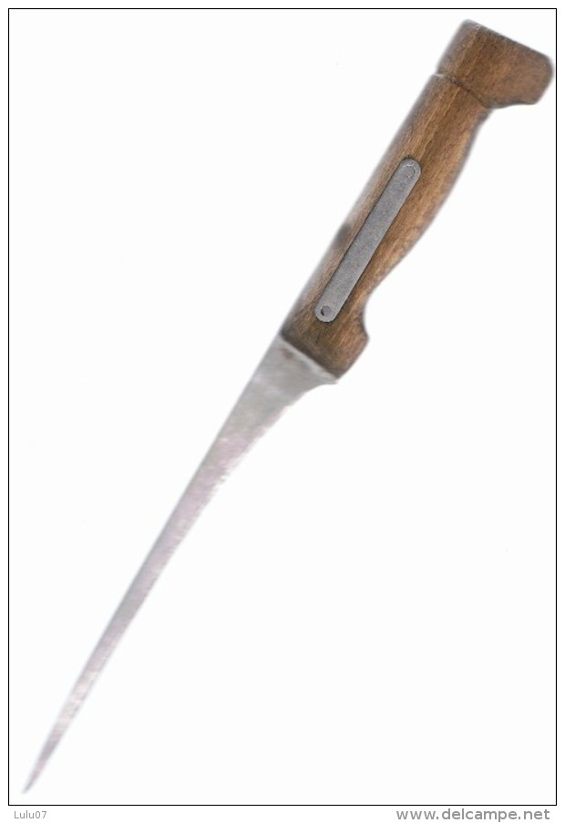 Lot 2 Couteaux  à Désosser Anciens De Boucher  Lames  8 Cm & 17 Cm - Knives/Swords