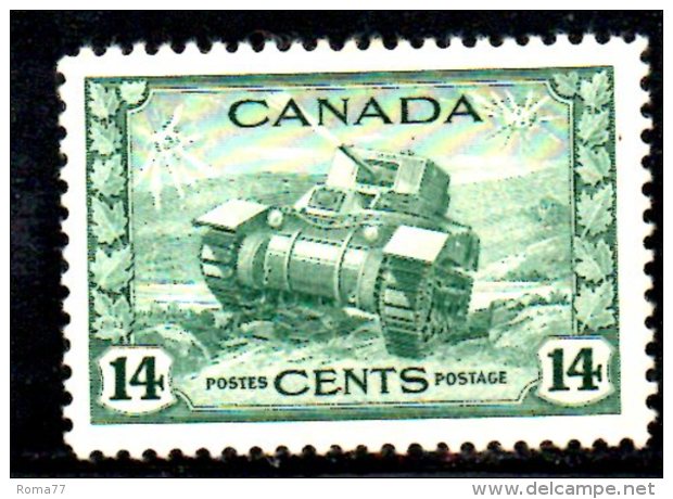 Y974 - CANADA' 1943 , Y&T N. 215 *  Linguellato - Ungebraucht