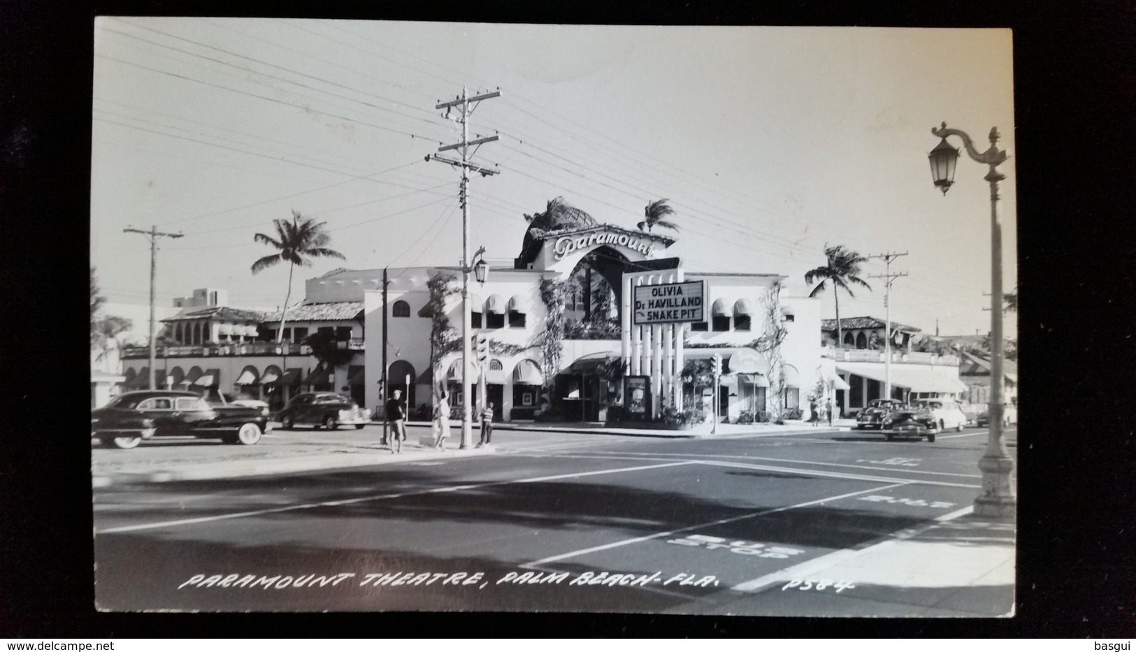CPA Carte Photo, Paramount Theatre, Palm Beach Florida - Palm Beach