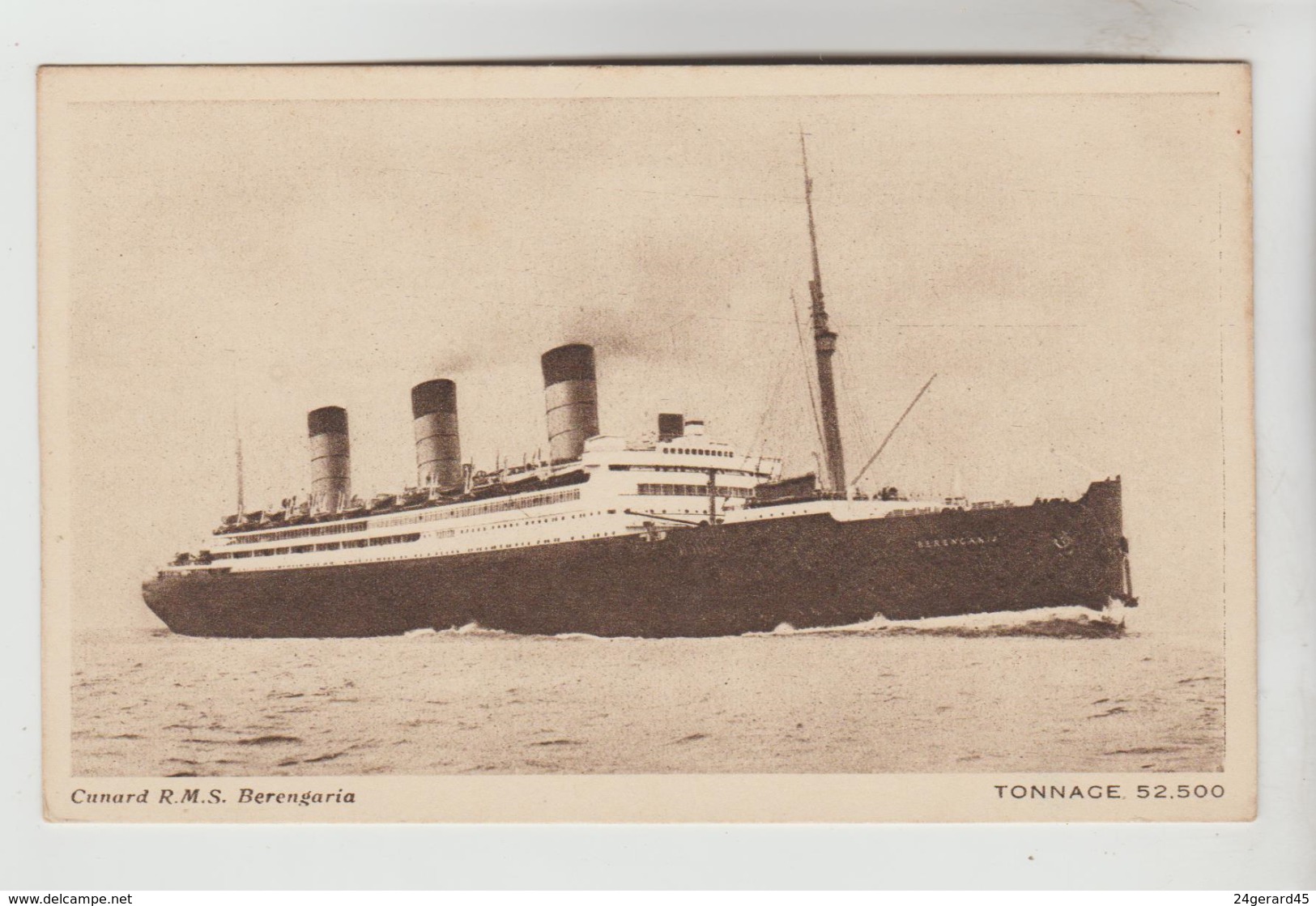 3 CPSM TRANSPORT BATEAU PAQUEBOT - Cunard Line "R.M.S BERENGARIA" + The Lounge + Palm Court - Steamers