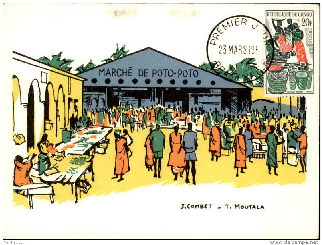 CONGO - Carte Premier Jour Du Marché De Poto - Poto - A Voir - L 3004 - FDC