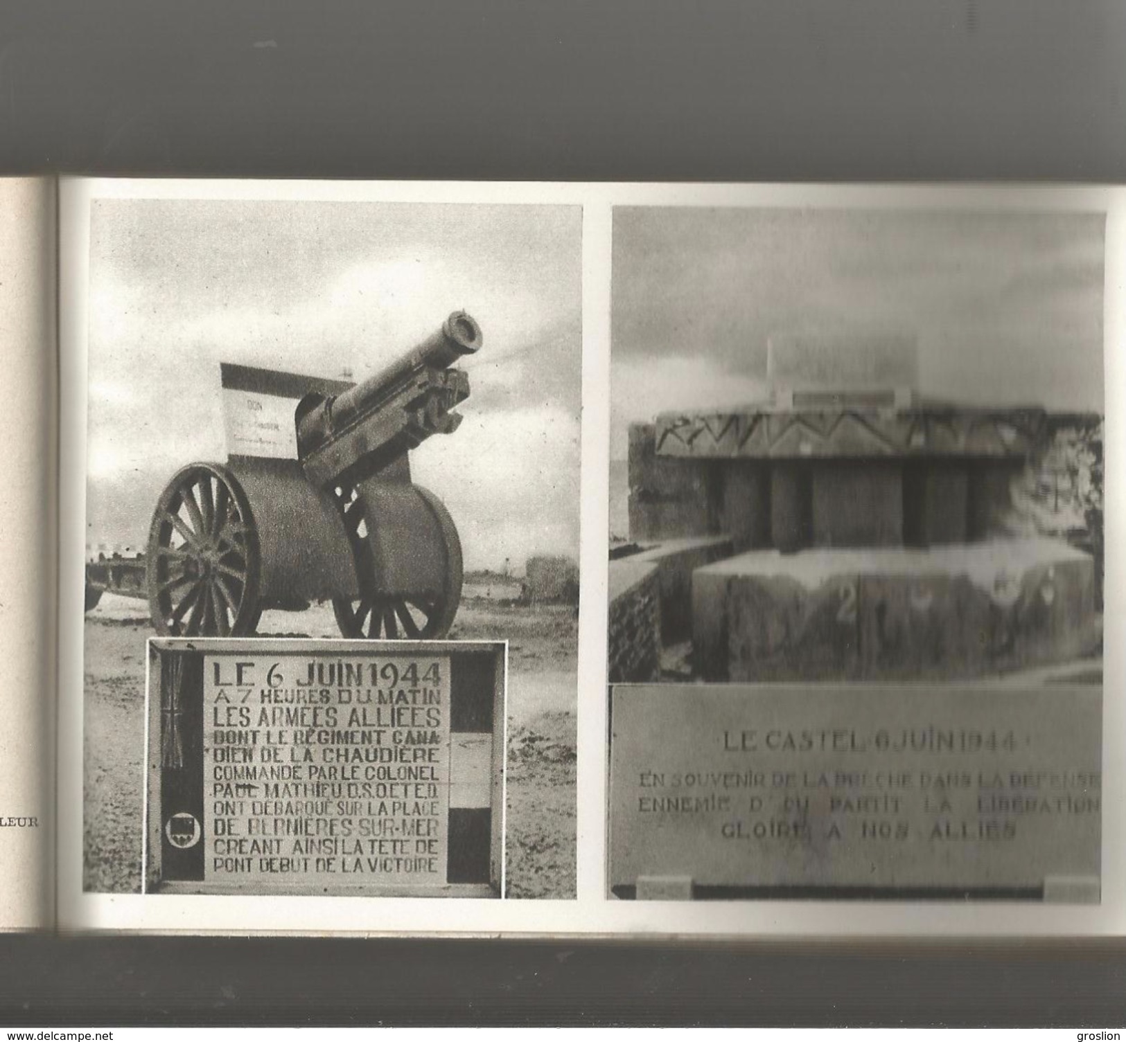 CARNET DE 18 CARTES DE LA ZONE ANGLO CANADIENNE DE DEBARQUEMENT DE RANVILLE A PORT EN BESSIN CALVADOS (PHOTOS CHEVROT) - Guerre 1939-45