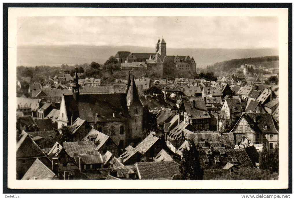 6763 - Alte Foto Ansichtskarte - Quedlinburg - Diederichs - Gel 1955 - Quedlinburg