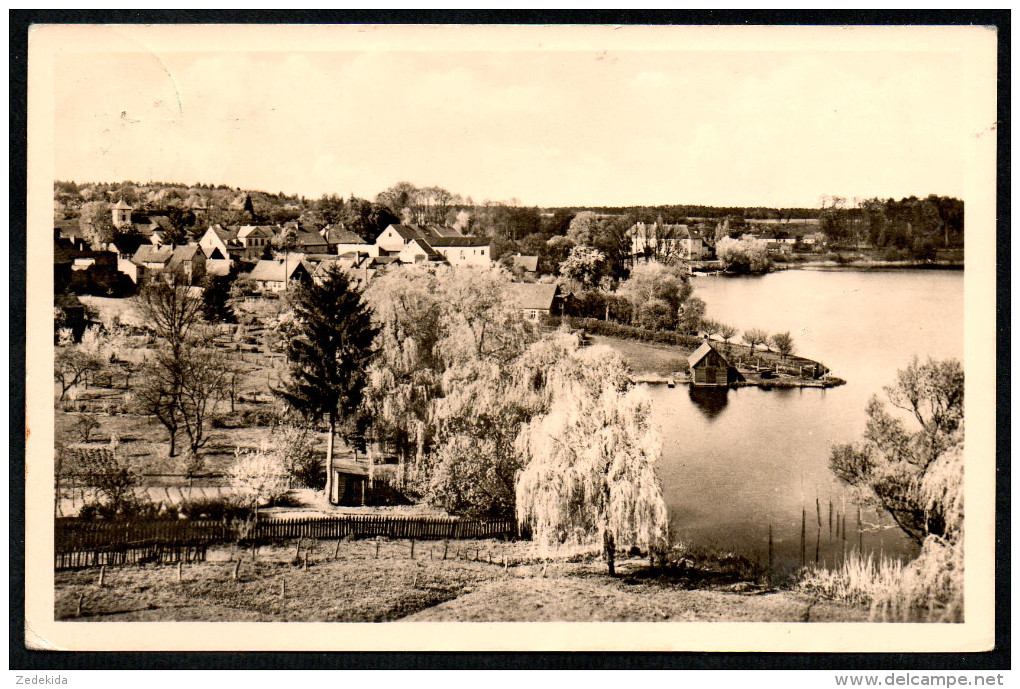 6767 - Alte Ansichtskarte - Flecken Zechlin - Gel 1959 - Rother - Lambeck - Rheinsberg