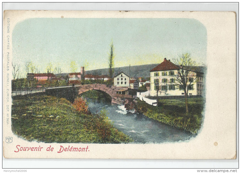 Suisse Jura Souvenir De Delémont - Delémont