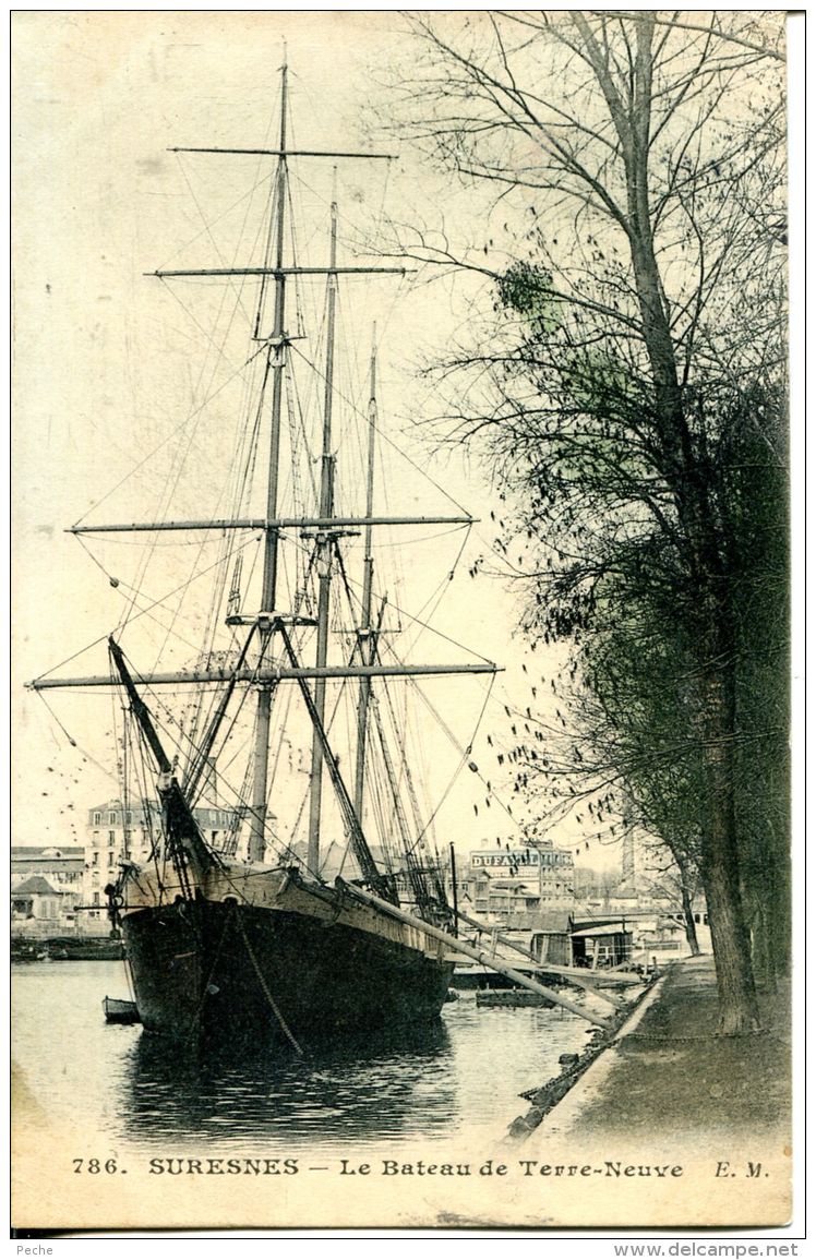 N°50549 -cpa Suresnes -le Bateau De Terre Neuve- - Commerce