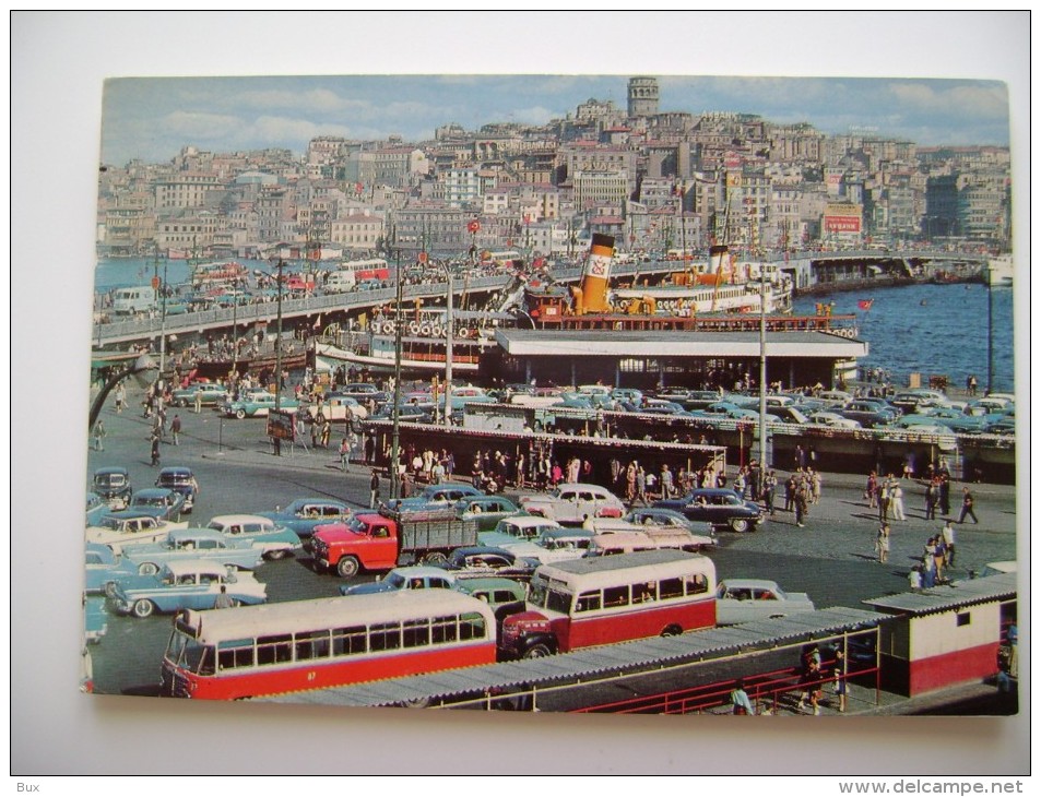 Istanbul  GALATA   BRIDGE   NAVE   SHIP     Turkiye Turkey  TURCHIA   NON  VIAGGIATA  COME DA FOTO - Türkei