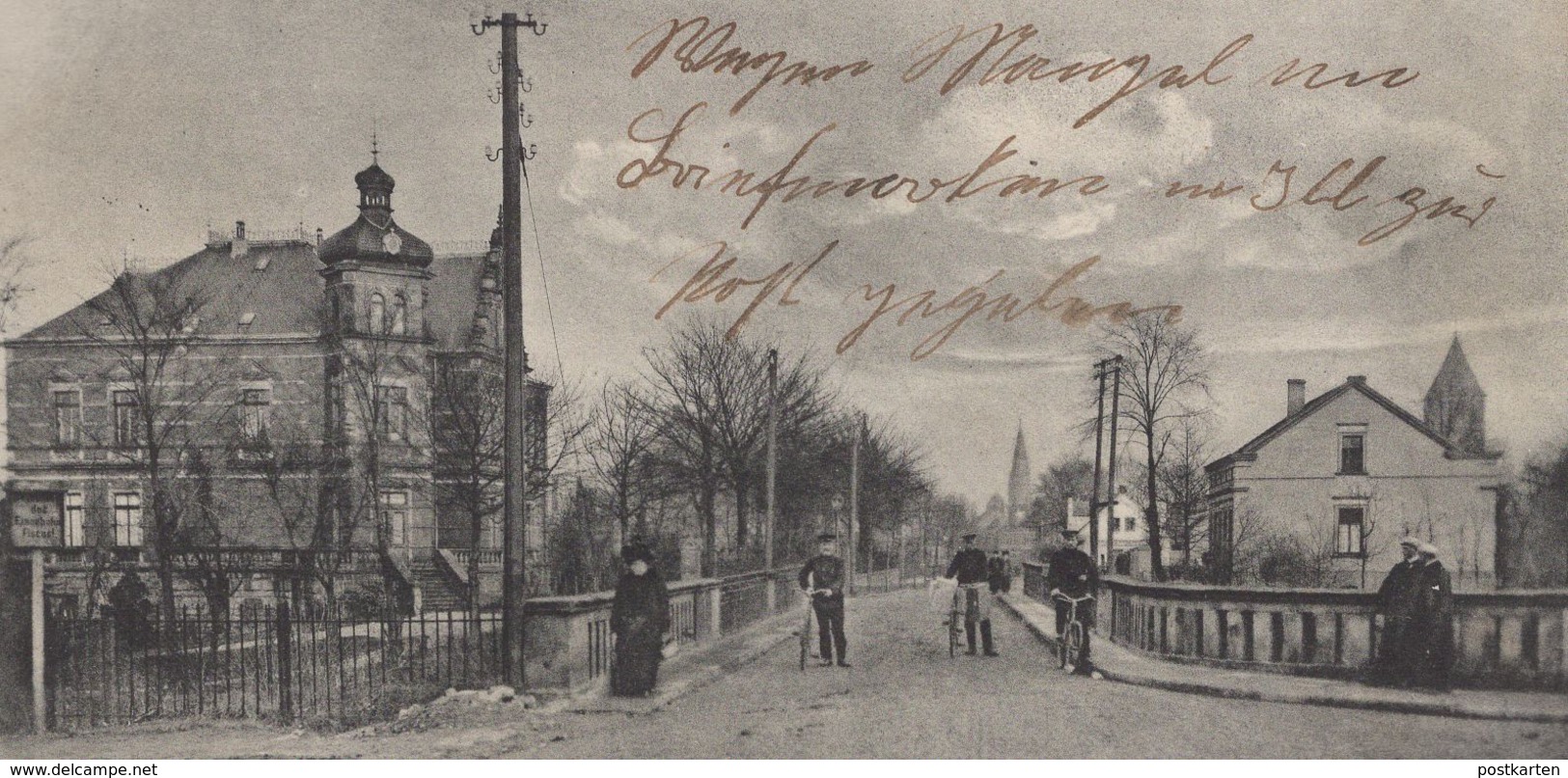 ALTE POSTKARTE GRUSS AUS RHEINE WESTFALEN NEUENKIRCHENERSTRASSE 1915 Neuenkirchener Strasse Postcard Ansichtskarte Cpa - Rheine