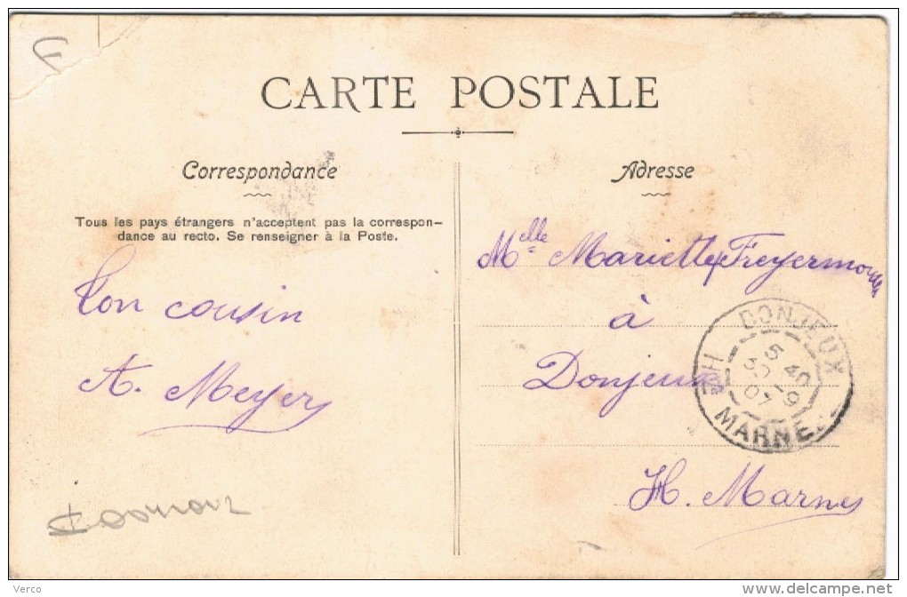 Carte Postale Ancienne De SONCOURT-Abbaye - Autres & Non Classés