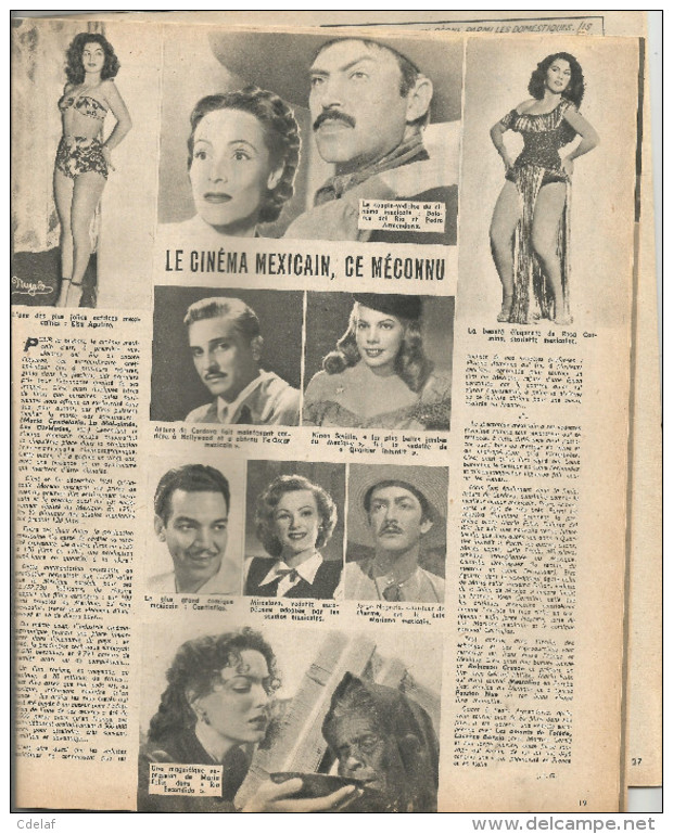 Revue Festival No 191 Grazilla Sciutti Louis Jourdan Le Cinéma Mexicain  1er Trimestre 1953 - Sonstige & Ohne Zuordnung