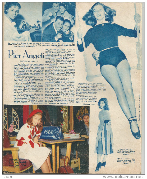 Revue Festival No245 Eleanor Parker Pier Angeli 1er Trimestre 1954 - Otros & Sin Clasificación