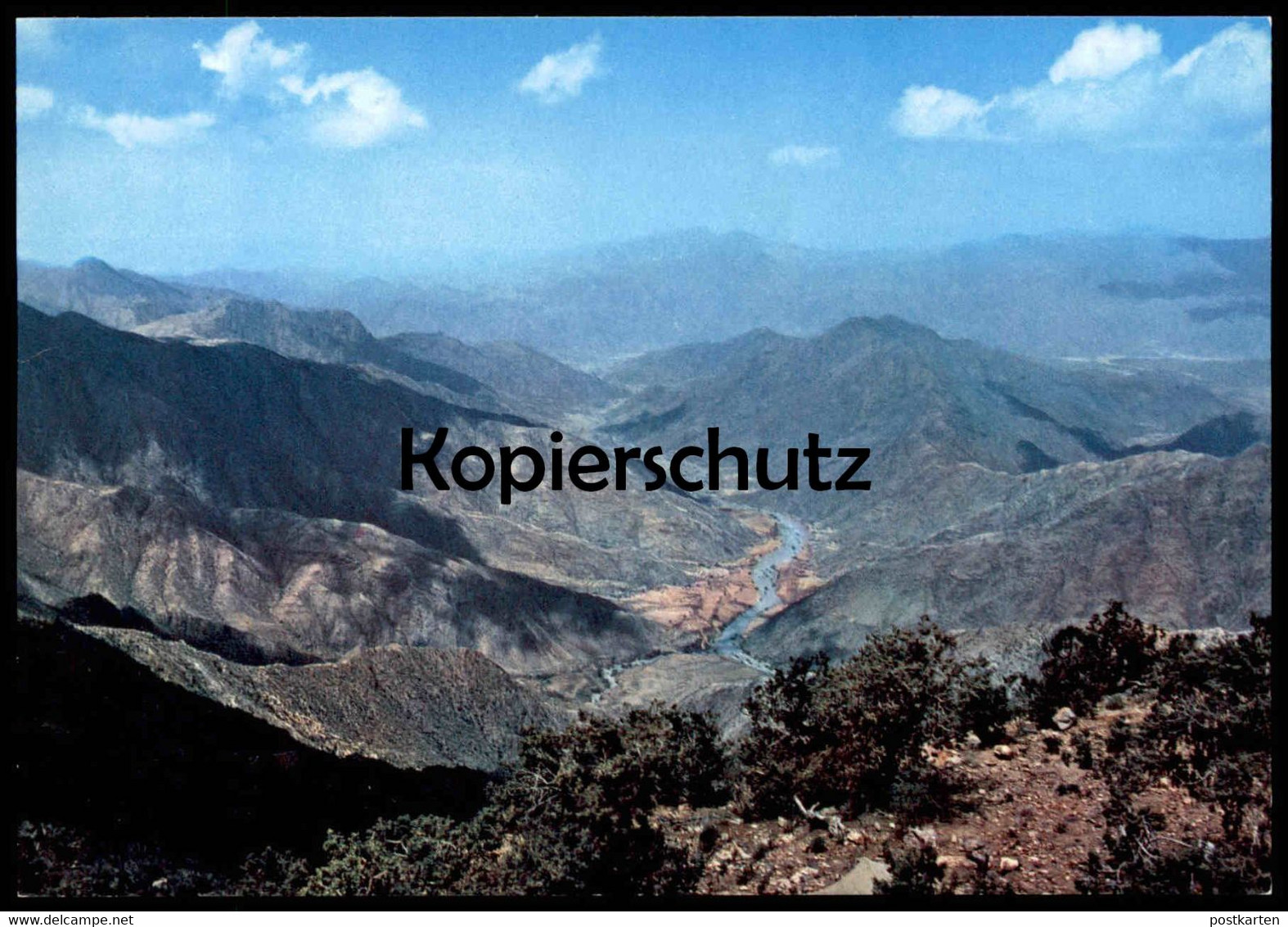 ÄLTERE POSTKARTE AZIR MOUNTAINS AS-SAWDA Saudi Arabia Saudi-Arabien Ansichtskarte AK Cpa Postcard - Arabie Saoudite