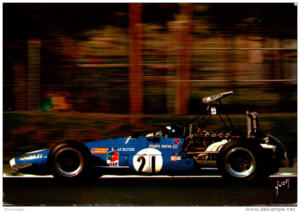 Grand Prix Du Mexique - Jean-Pierre Beltoise - Matra MS 11 - Formule 1 - Grand Prix / F1