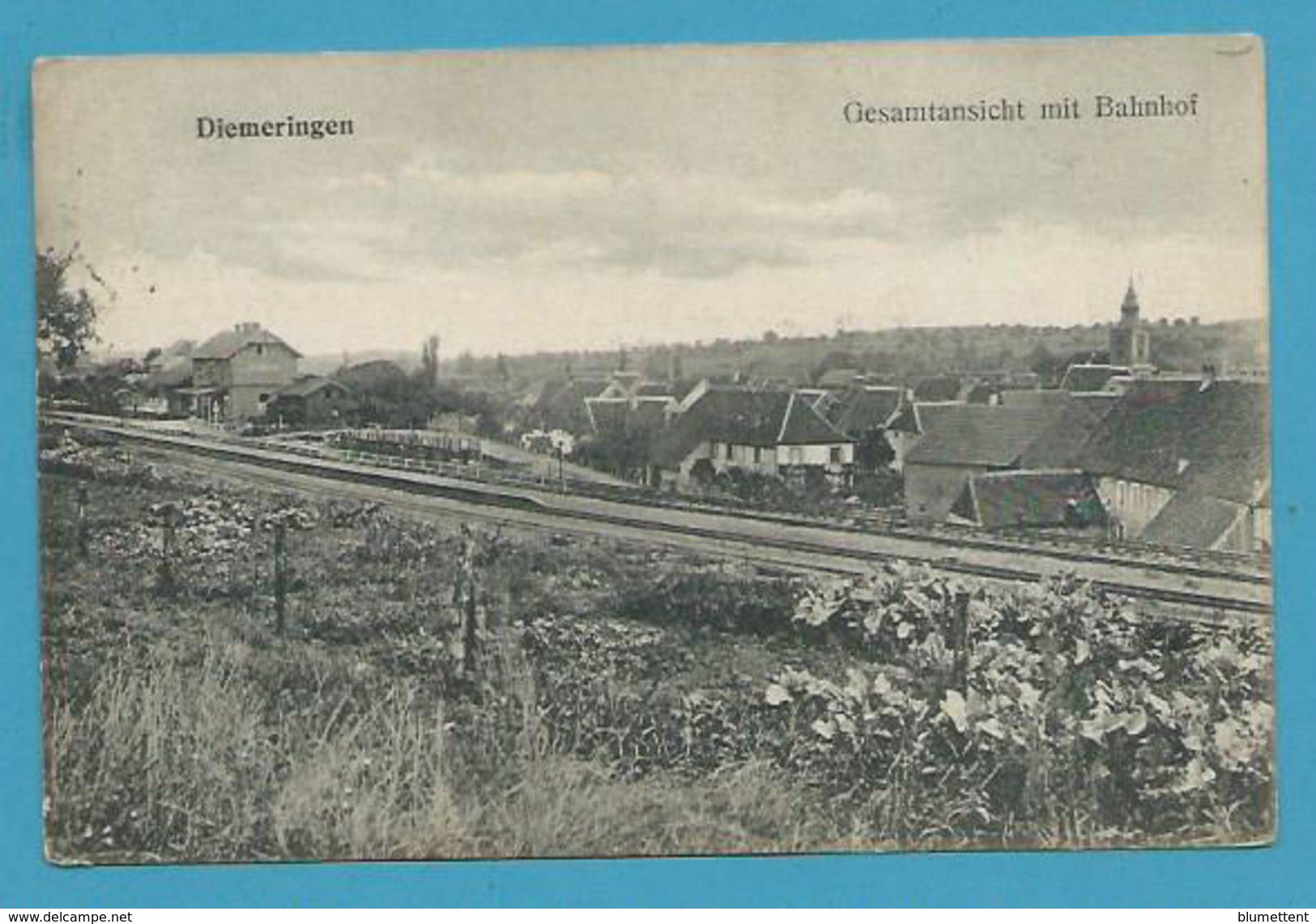 CPA - Chemin De Fer Gare DIEMERINGEN 67 - Diemeringen