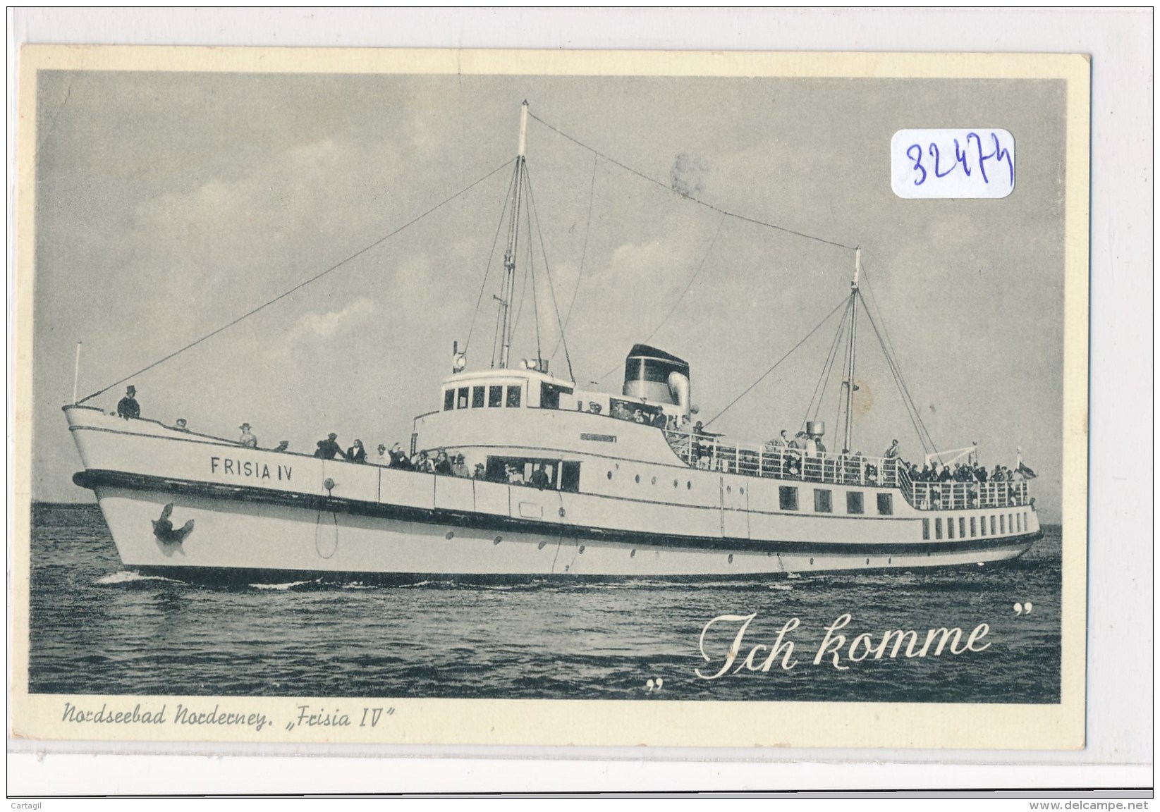 CPA -32474 - Allemagne  - Norderney - Schiff  FRISIA IV  " Ich Komme" - Norderney