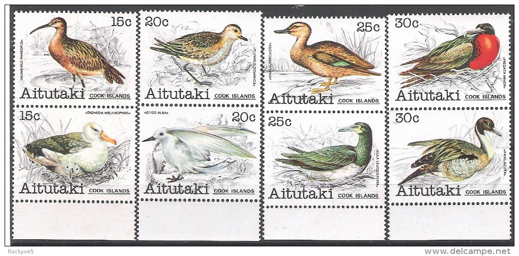 Aitutaki 1981 Bird Definitives 15c To 30c MNH CV £13 - Aitutaki