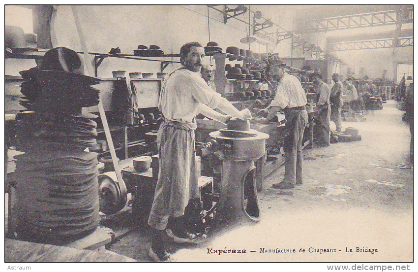 Cpa-11-esperaza--manufacture De Chapeaux-le Bridage-personnages - Other & Unclassified