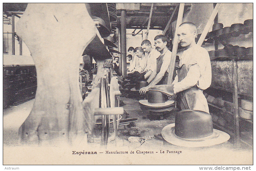 Cpa-11-esperaza--manufacture De Chapeaux-le Pannage-personnages - Other & Unclassified