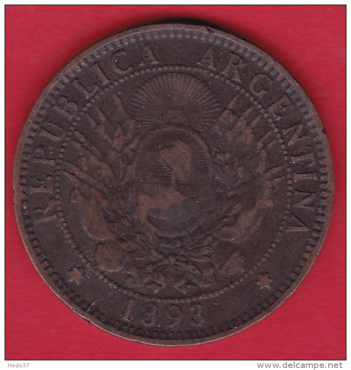 Argentine - 2 Centavos - 1893 - Argentina
