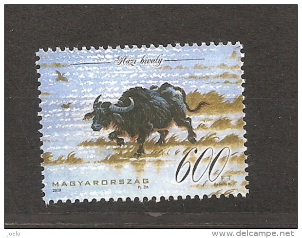 HUNGARY 2008 WATER BUFFALO EX MS - Used Stamps