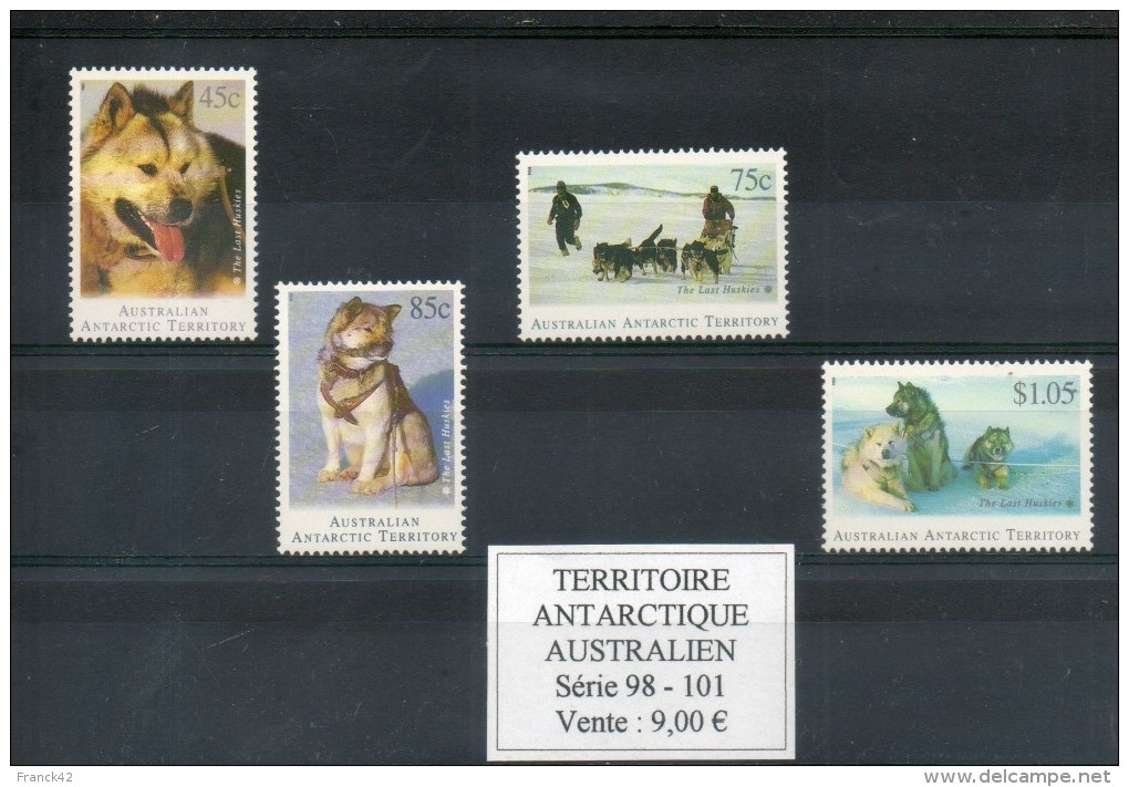 Antarctique Australien. Chiens De Traineau - Unused Stamps