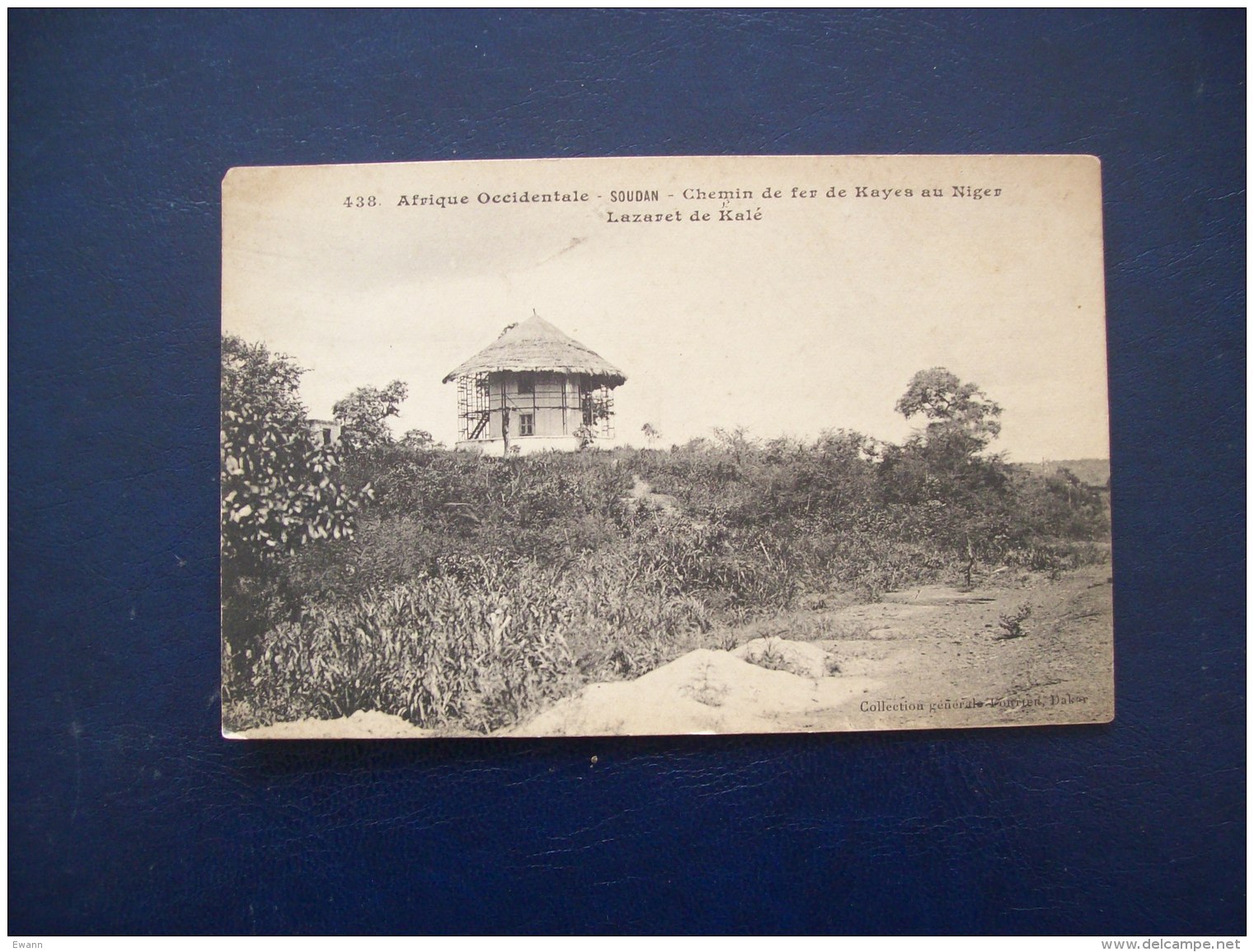 Afrique Occidentale- Soudan- Carte Postale Ancienne: Chemin De Fer De Kayes Au Niger- Lazaret De Kalé - Sudan