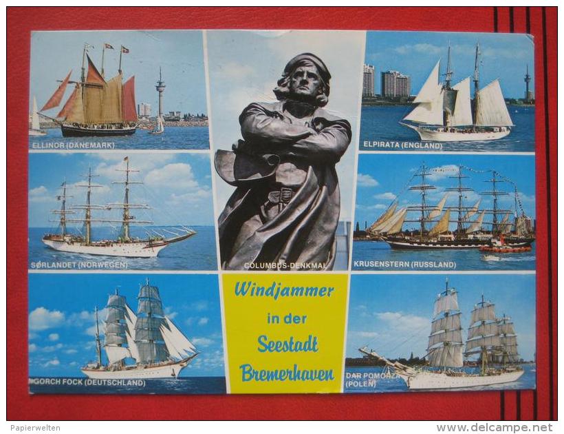 Bremerhaven  - Mehrbildkarte "Windjammer In Der Seestadt Bremerhaven" - Bremerhaven