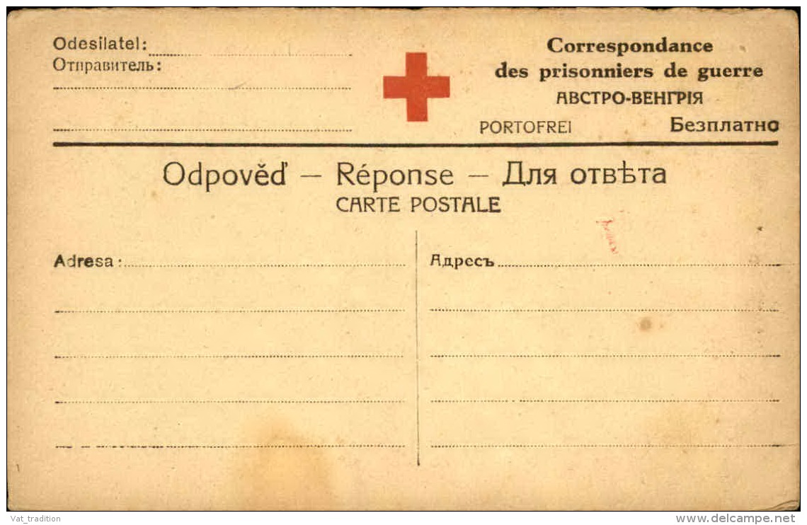 FRANCE - Carte Réponse Coix Rouge Pour Prisonniers Non Voyagé - A Voir - L  3107 - Croix Rouge