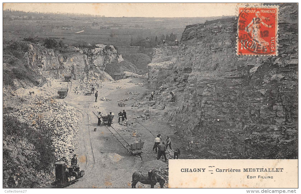 71-CHAGNY- CARRIERES MESTRALLET - Chagny