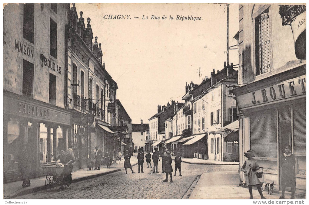 71-CHAGNY- RUE DE LA REPUBLIQUE - Chagny