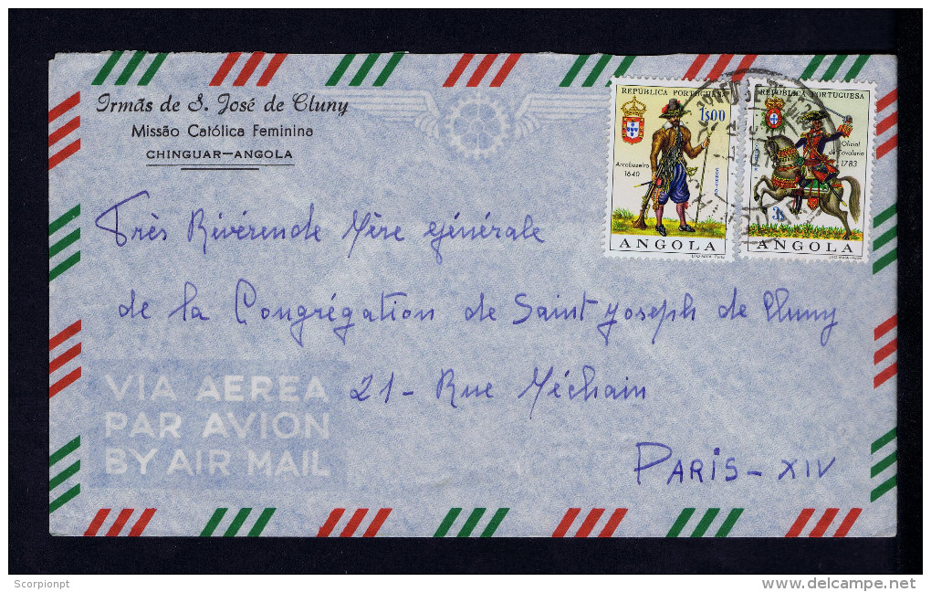 ANGOLA CHINGUAR 19xx Cover Uniforms Uniformes Militaria Monarch Portugal Sp4189 - Angola