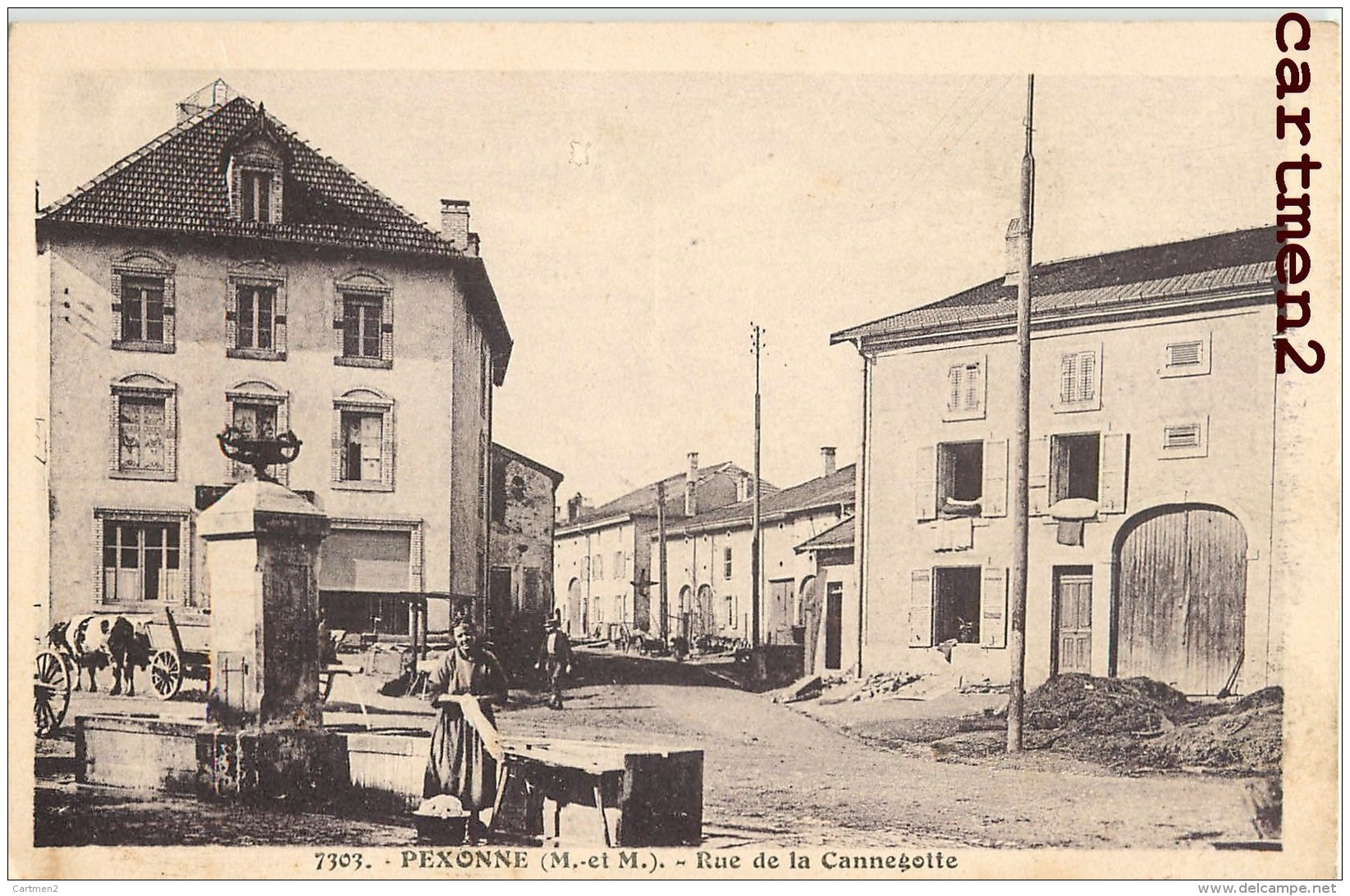 PEXONNE RUE DE LA CANNEGOTTE FONTAINE 54 - Otros & Sin Clasificación