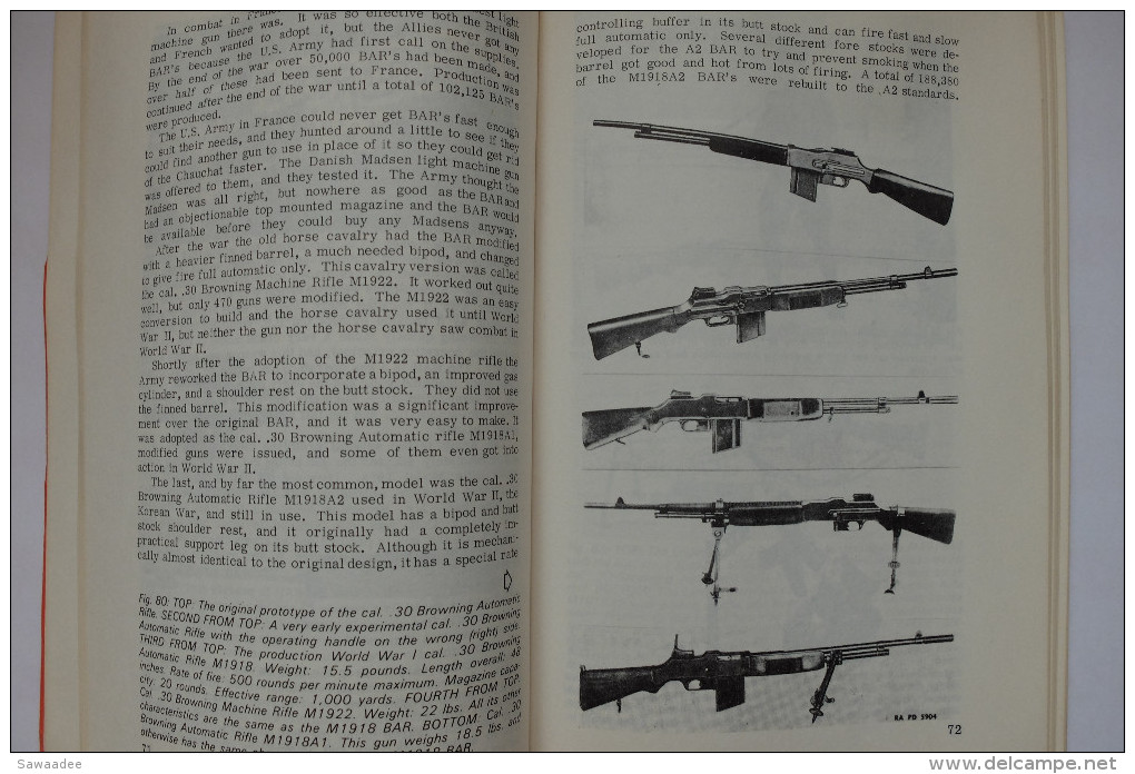 LIVRE - GUIDE TO UNITED STATES MACHINE GUNS - KONRAD F, SCHREIER - NORMOUNT TECHNICAL PUBLICATONS - 1975 - ARMES - Englisch